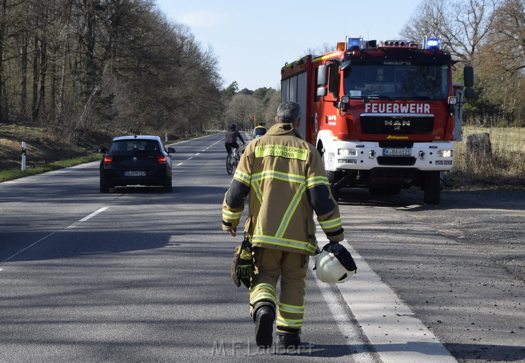 Schwerer VU Krad Fahrrad Koeln Porz Alte Koelnerstr P032.JPG - Miklos Laubert